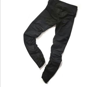 ALO yoga idol ruched black leggings